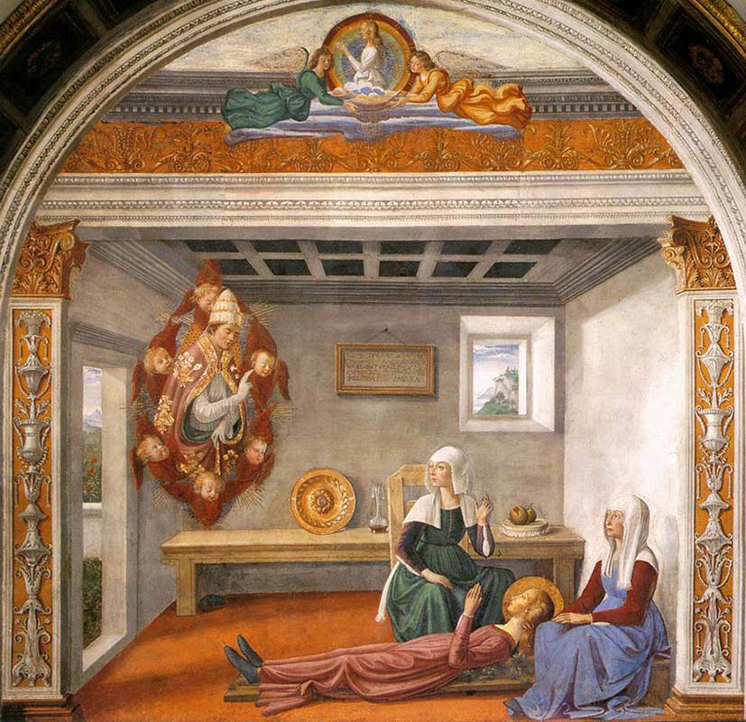 Announcement of Death to Saint Fina